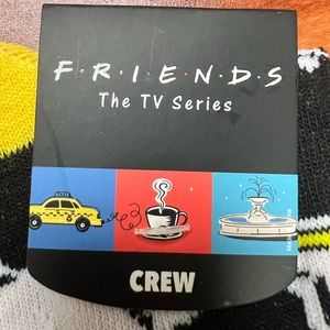 Friends TV Show - Turkey Glasses Crew Socks